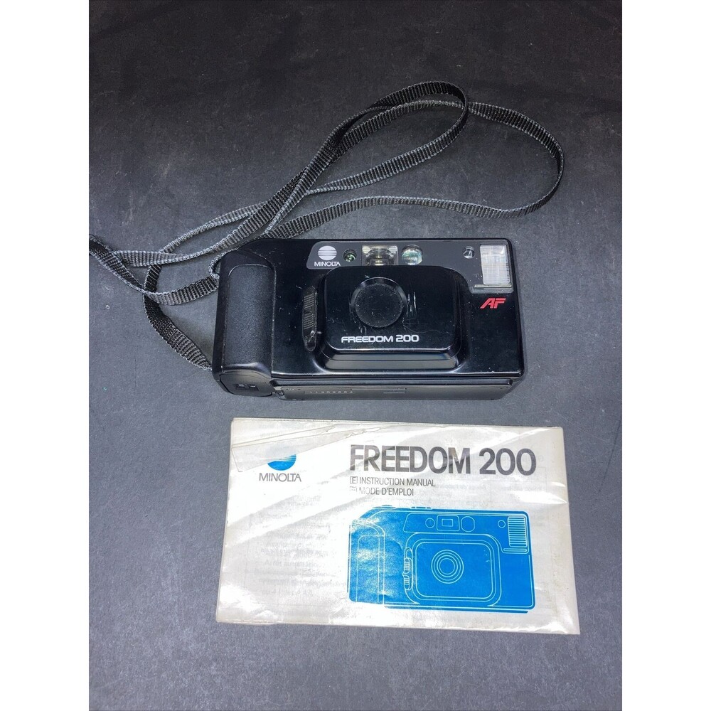 Minolta Freedom 200 AF 35mm Film Camera With Manual